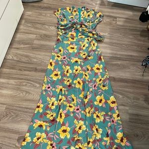 Flynn skye floral print wrap dress